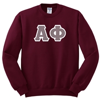 Alpha Phi Letter Sweatshirt