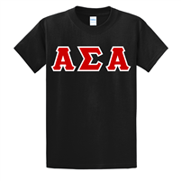 Alpha Sigma Alpha Letter Shirt