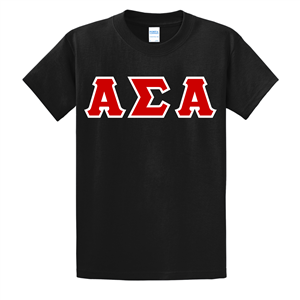 Alpha Sigma Alpha Letter Shirt