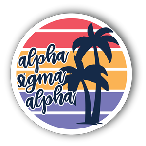 Alpha Sigma Alpha Sticker Decal
