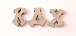 Kappa Delta Chi Pewter Greek Letters