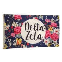 Delta Zeta Floral Flag