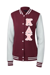 Kappa Delta Chi Fleece Letterman Jacket