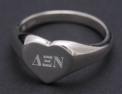 Silver Heart Shape Ring