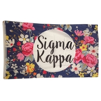 Sigma Kappa Floral Flag