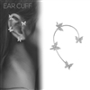 SILVER BUTTERFLY EAR CUFF
