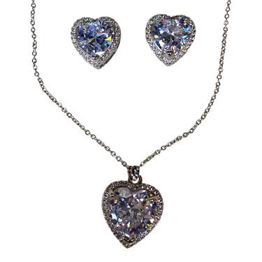 HEART NECKLACE SET