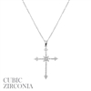 SILVER CROSS NECKLACE