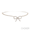 GOLD BOW TIE CHOKER