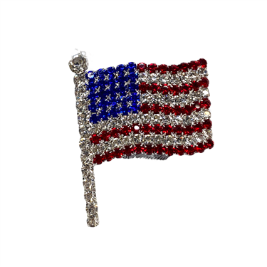 AMERICAN FLAG BROOCH