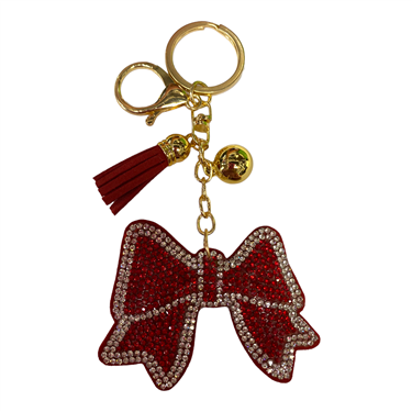 RED BOW KEYCHAIN
