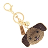 BROWN DOG KEYCHAIN