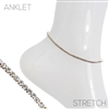 GOLD STRETCH ANKLET