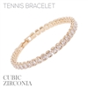 GOLD TENNIS BRACELET