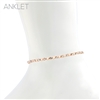 GOLD PEARL SINGLE LINE ANKLET