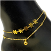 GOLD FLOWER ANKLET