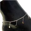 SILVER STAINLESS STEEL ANKLET