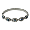 SILVER EVIL EYE BRACELET