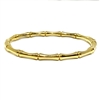 GOLD BAMBOO STAINLESS STEEL BRACELET