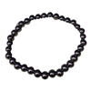 BLACK BEADED BRACELET