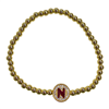 GOLD BEADED ''N'' BRACELET