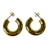 GOLD DANGLING HOOPS