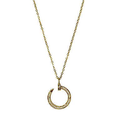 GOLD STAINLESS STEEL NECKLACE