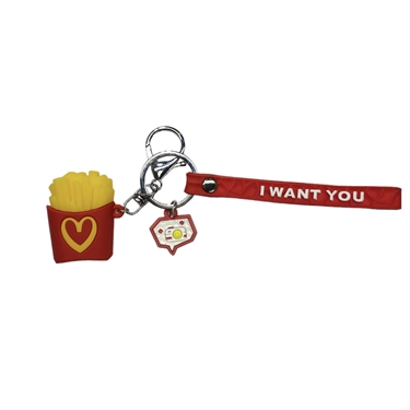 FRIES BAG KEYCHAIN