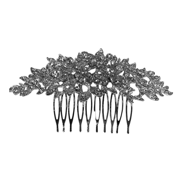 SILVER HAIR COMB