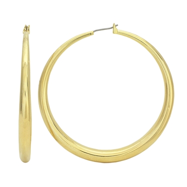 GOLD HOLLOW HOOP