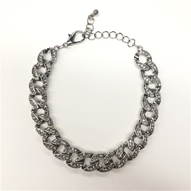 SILVER CUBIC CHAIN