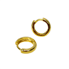 GOLD HUG HOOP EARRING