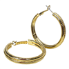 GOLD ROUND HOOP