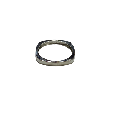 SILVER SQUARE RING