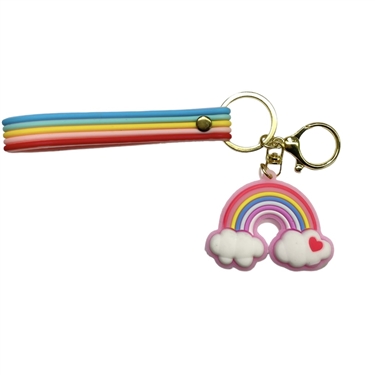 RAINBOW CLOUD KEYCHAIN