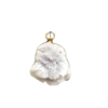 SMALL GRAY BUNNY KEYCHAIN