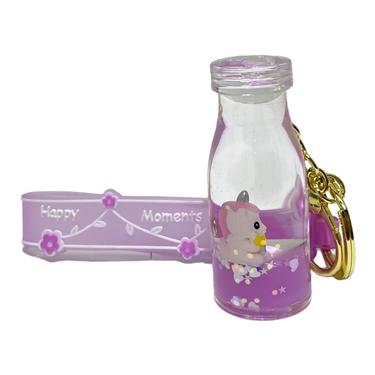 WATER BOTTLE UNICORN KEYCHAIN