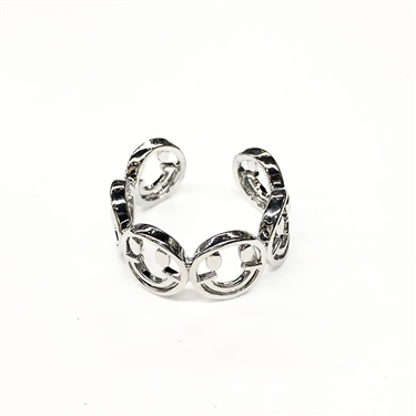 smile face ring