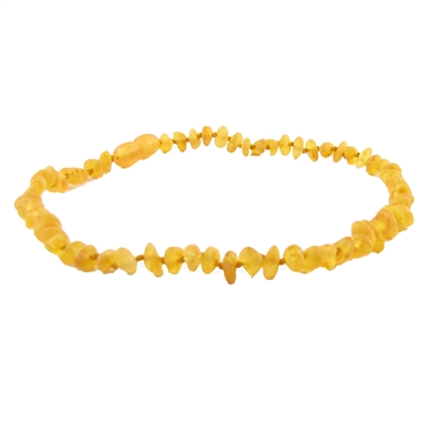 The Amber Monkey Baroque Baltic Amber 10-11 inch Necklace - Raw Honey POP