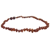 The Amber Monkey Baroque Baltic Amber 12-13 inch Necklace - Raw Chestnut POP