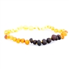 The Amber Monkey Baroque Baltic Amber 12-13 inch Necklace - Raw Rainbow POP