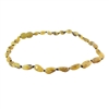 The Amber Monkey Baltic Amber 10-11 inch Necklace - Raw Pear Bean POP