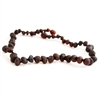 The Amber Monkey Raw Chestnut Baroque Bracelet- 7 inch