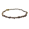 The Amber Monkey Baroque Baltic Amber 14-15 inch Necklace - Raw Olive