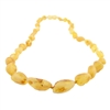 The Amber Monkey Baltic Amber 21-22 inch Necklace - Raw Lemon Bean Discontinued