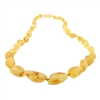 The Amber Monkey Baltic Amber 17-18 inch Necklace - Raw Lemon Bean Discontinued