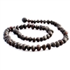The Amber Monkey Baroque Baltic Amber 14-15 inch Necklace - Raw Chestnut