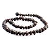 The Amber Monkey Baroque Baltic Amber 21-22 inch Necklace - Raw Chestnut