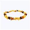 The Amber Monkey Baltic Amber 12-13 inch Necklace - Multi Knots POP
