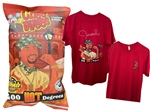 400 Hot Degreez CheeWees + T-shirt